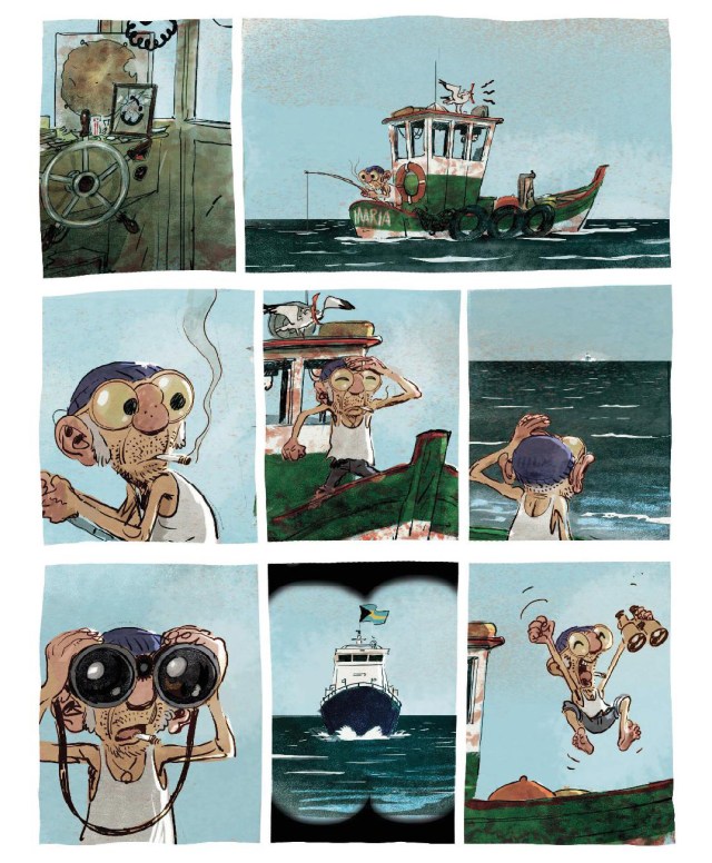 Un océan image bateau