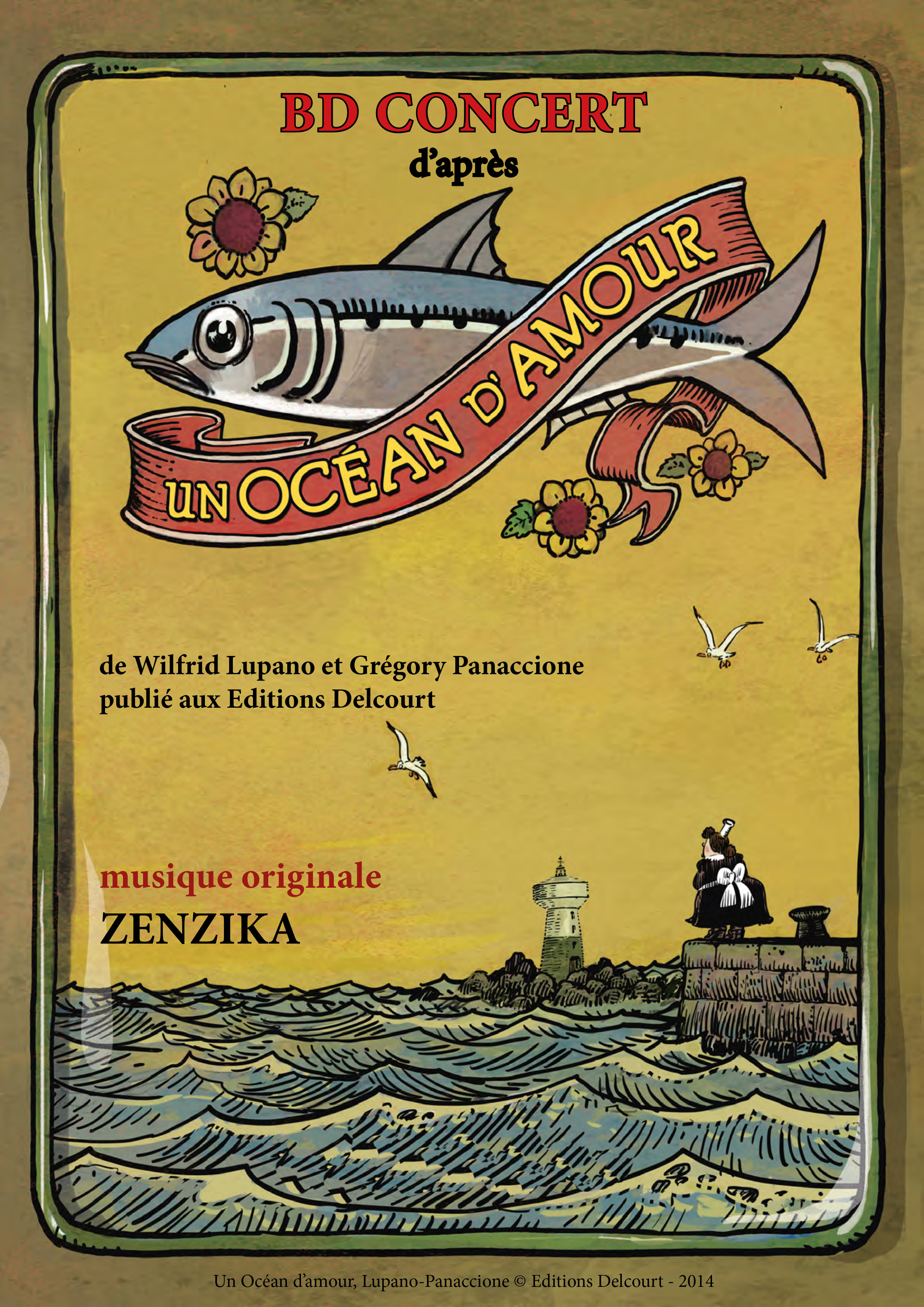 affiche océan amour MD